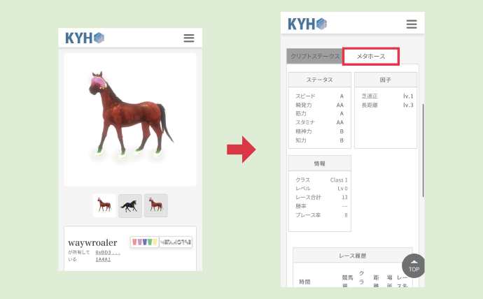 KYH_NFT馬詳細